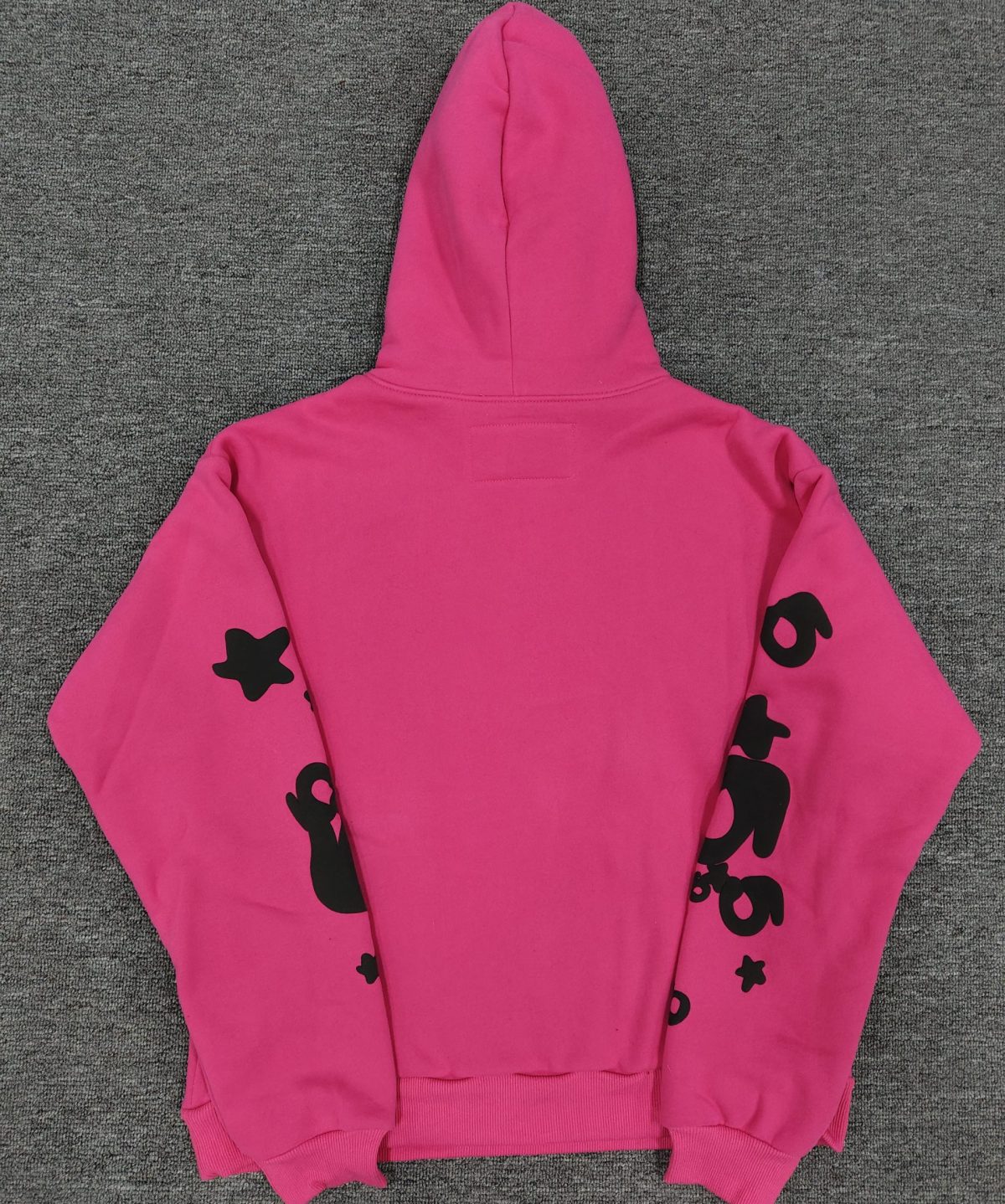 Sp5der hoodie-Rose red star - Image 2