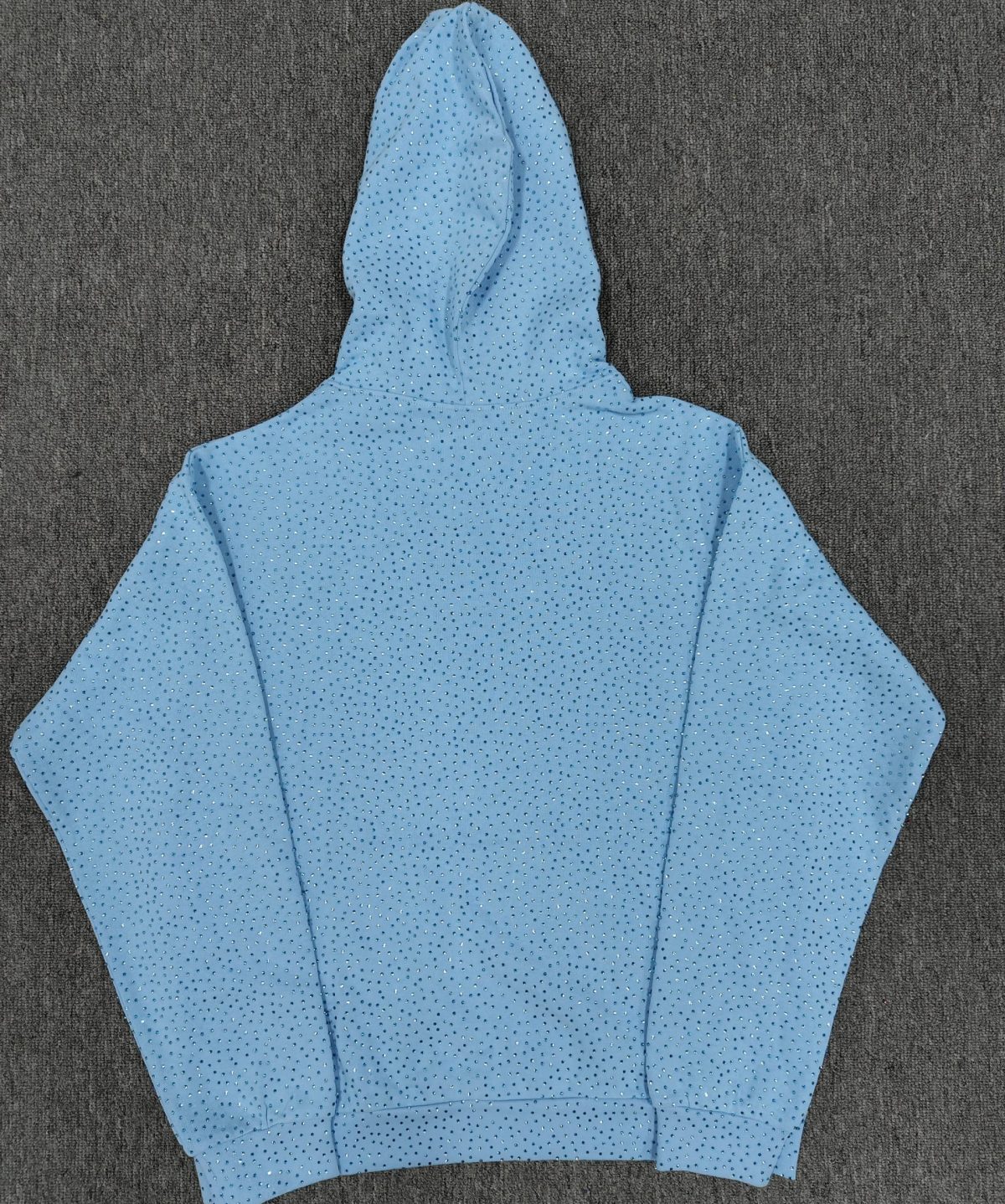 Sp5der hoodie-Light blue VVS - Image 2