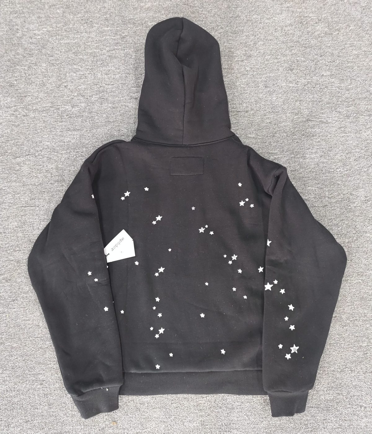 Sp5der hoodie-BLACK JEFFERY - Image 2