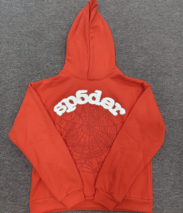 Sp5der hoodie-Websuit Orange red