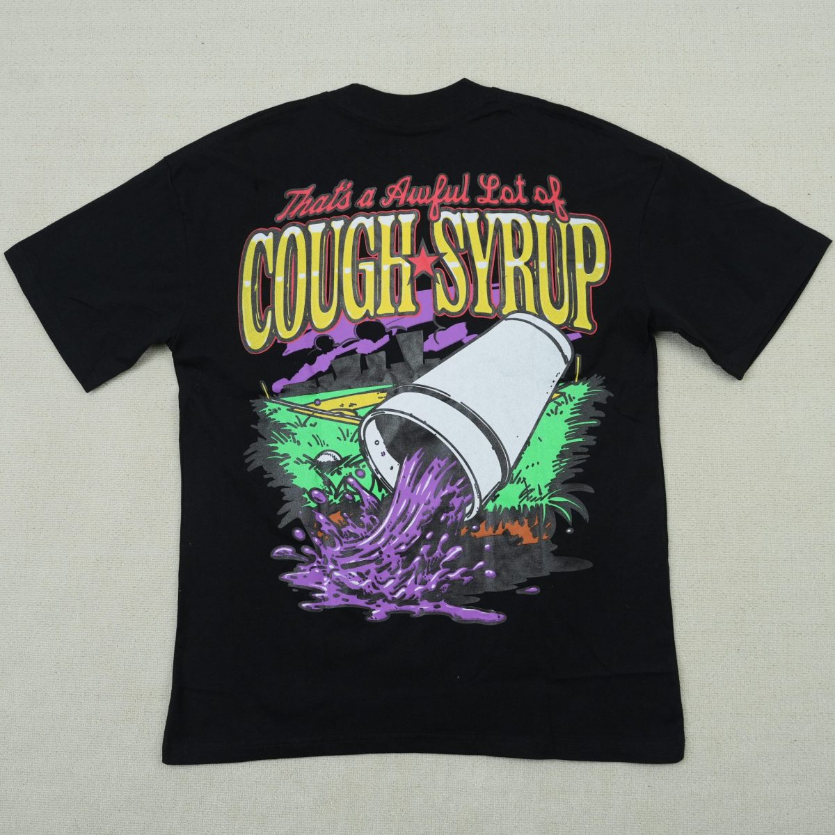 #34-1 THAT'S A AWFUL LOT OF COUGH SYRUP T-shirts - Image 2