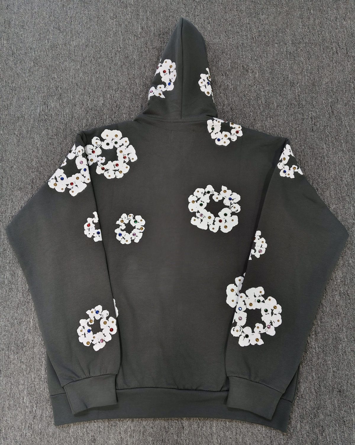 Denim tears zip up hoodie-DT1038 - Image 2