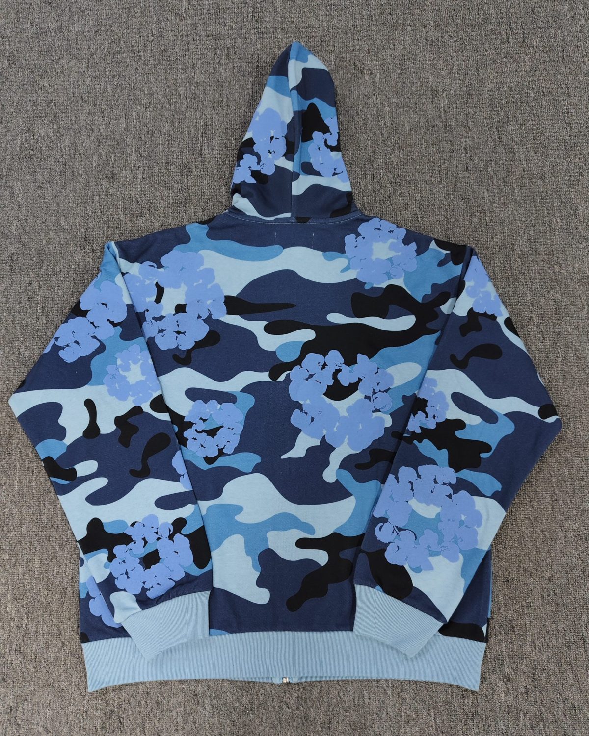 Denim tears zip up hoodie-DT1040 - Image 2