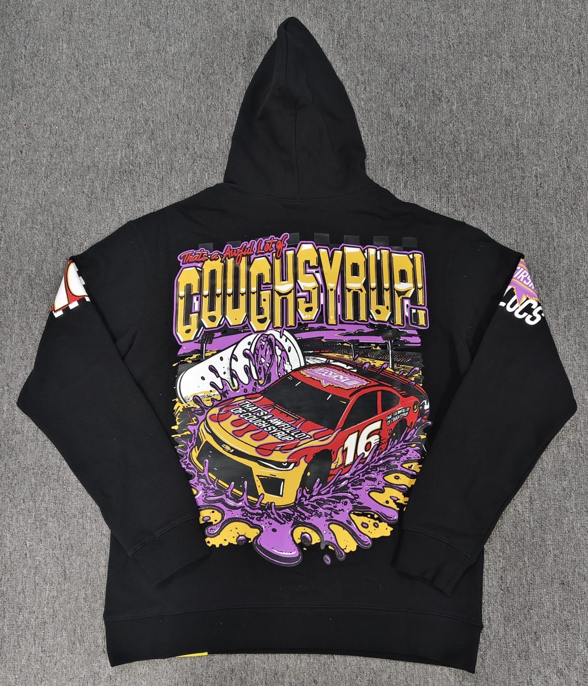 #133 THAT'S A AWFUL LOT OF COUGH SYRUP hoodie - Image 2