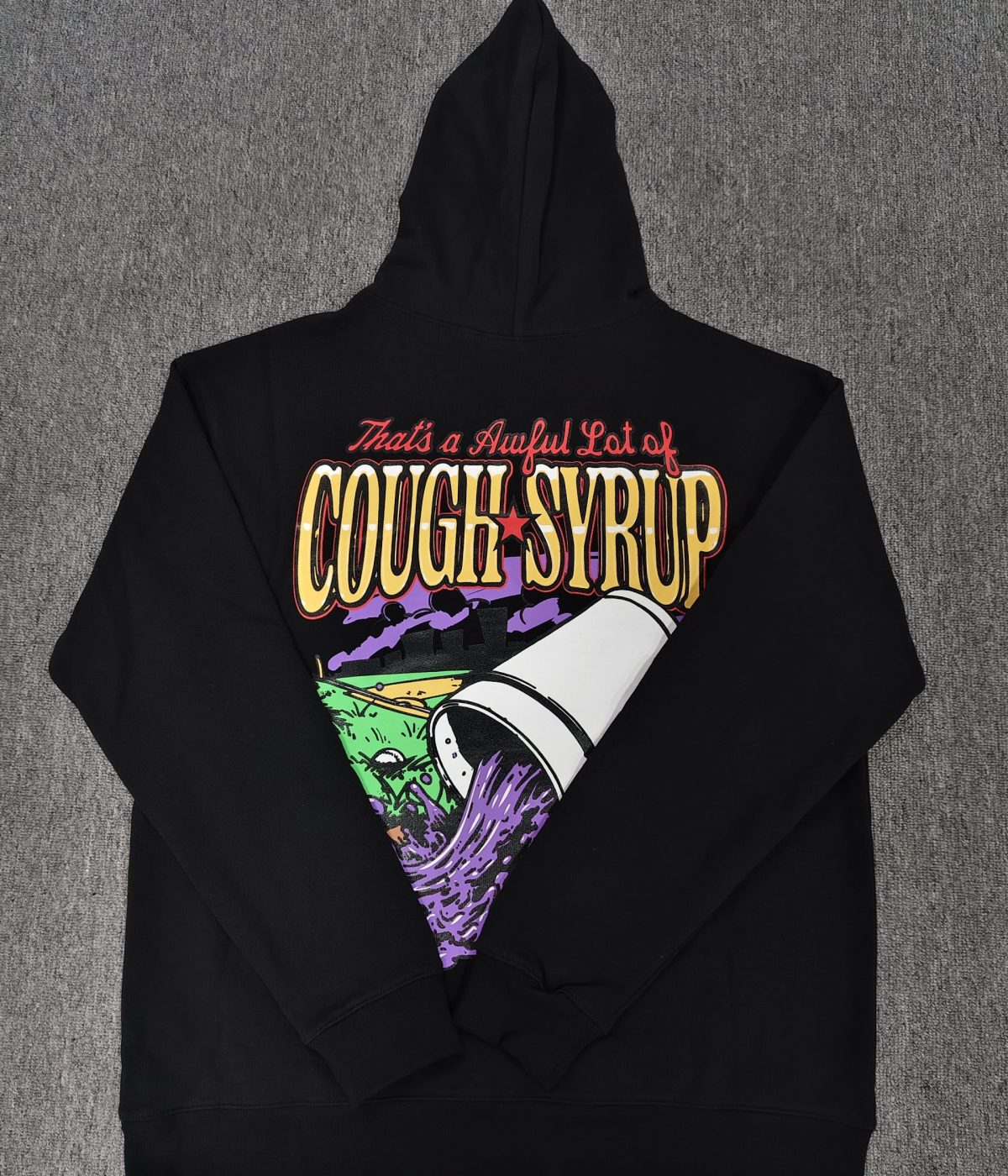 #135 THAT'S A AWFUL LOT OF COUGH SYRUP hoodie - Image 2