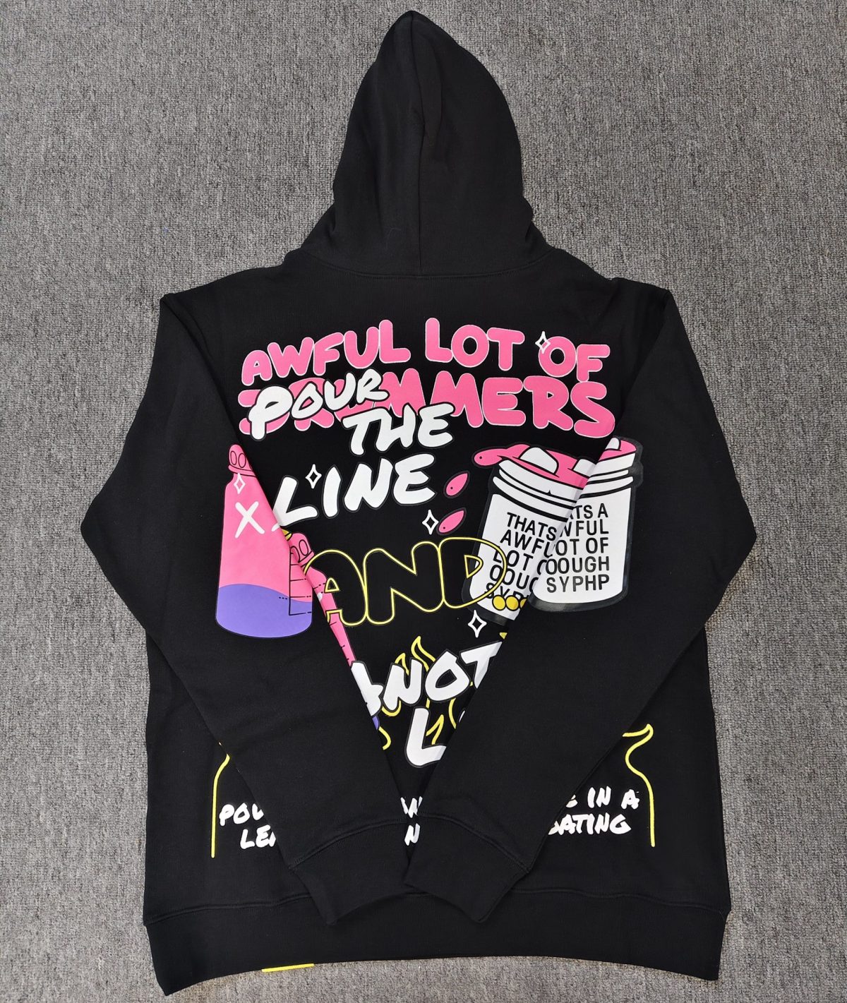 #140 THAT'S A AWFUL LOT OF COUGH SYRUP hoodie - Image 2